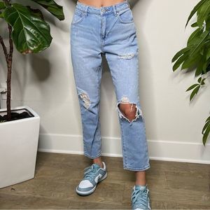 boyfriend denim jeans